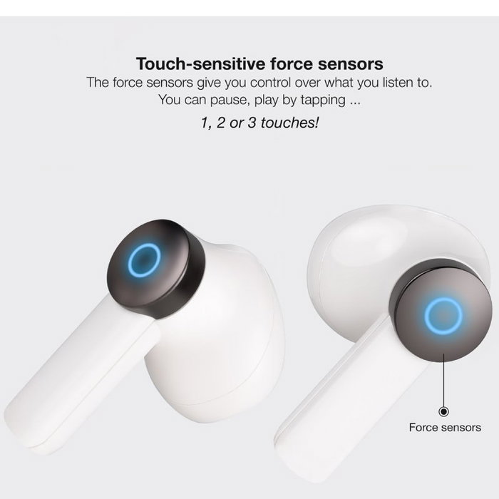 Tooq Bender TQBWH-0031W Auriculares Inalámbricos Blancos Tooq Bender TQBWH-0031W Auriculares Inalámbricos Blancos